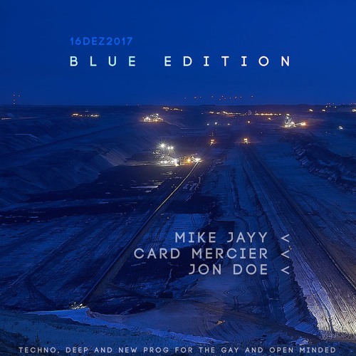 Card  Mercier Live At Gravity 16 - 12 - 2017 Blue Edition (Club Degree)Cologne