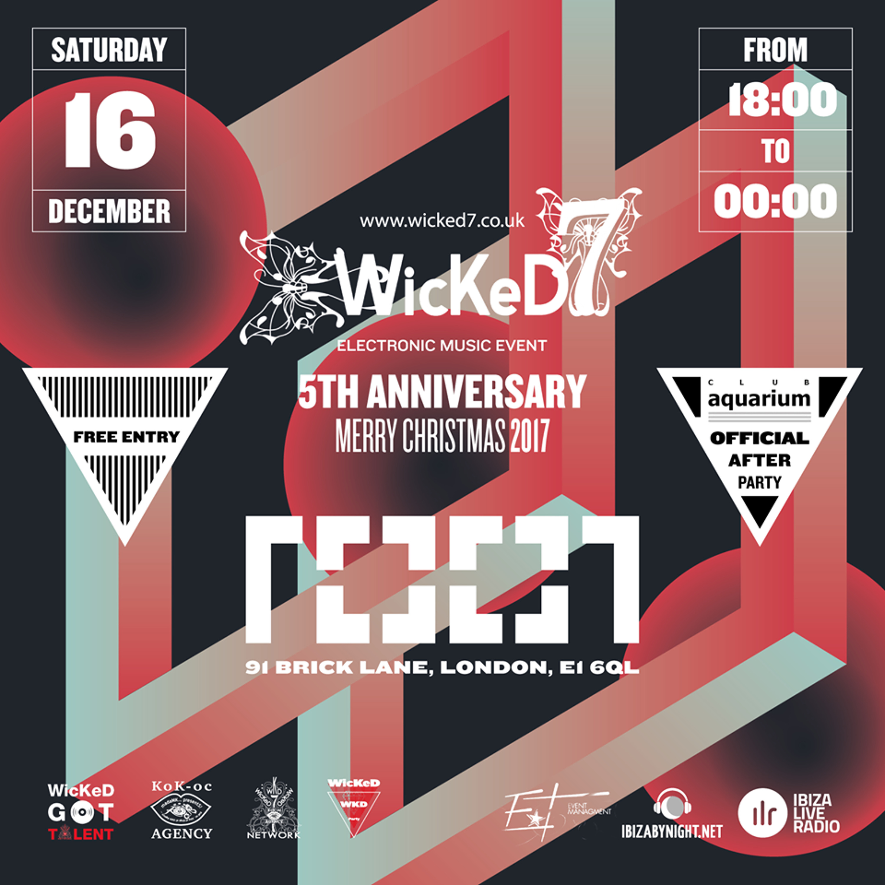 Wicked 7 @ Cafe 1001, London: Digital Mike B2B CK - 16.12.2017 episode artwork