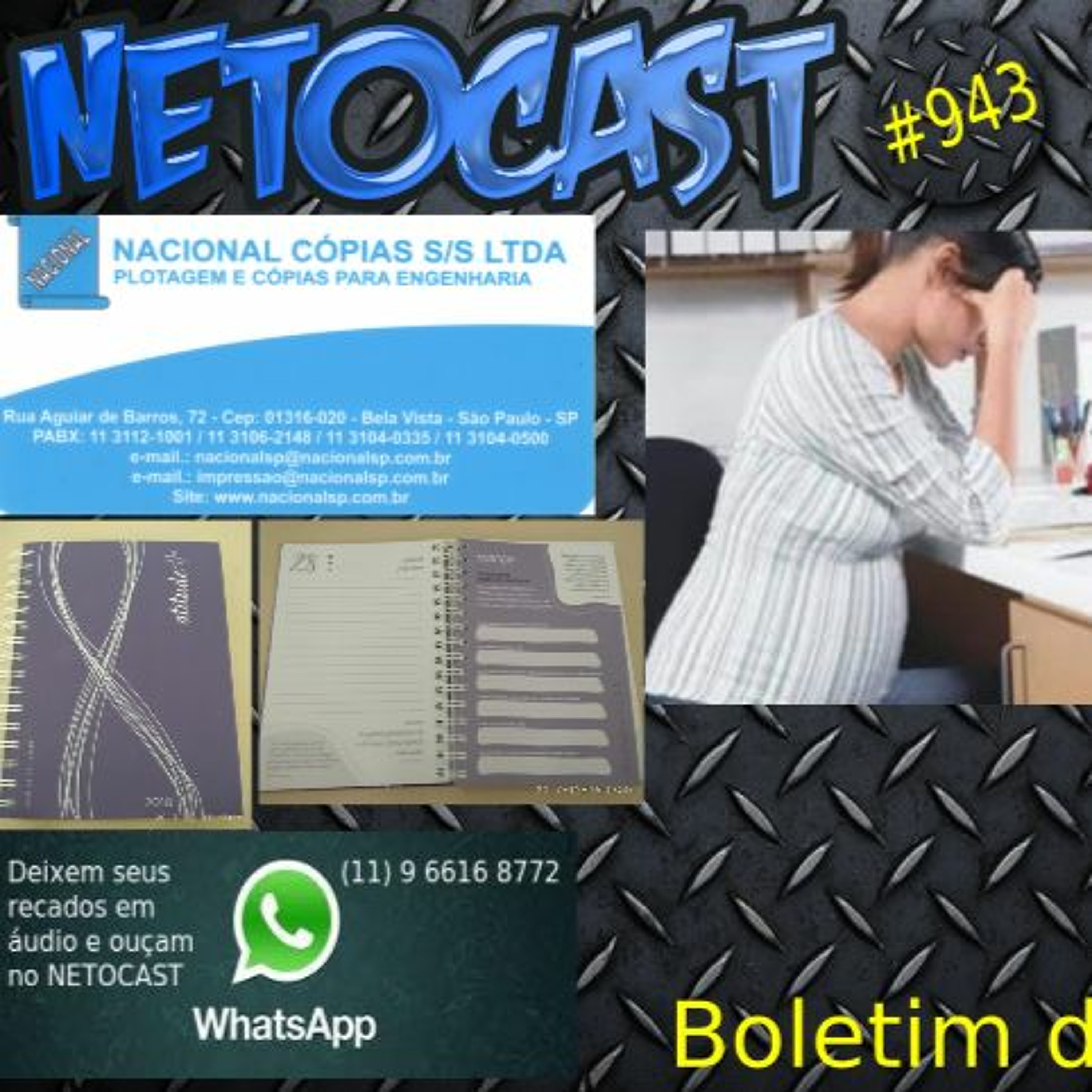 NETOCAST 943 - 19 12 17 - Estudante De Pesquisa Poderá Prorrogar Bolsa na Gravidez / Adoção episode artwork