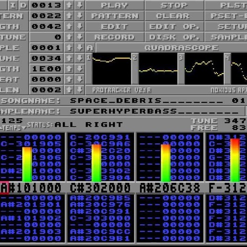 Space Debris C64 Vs. Amiga Vs. Remix