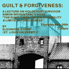 Guilt and Forgiveness | Prof. Eleonore Stump