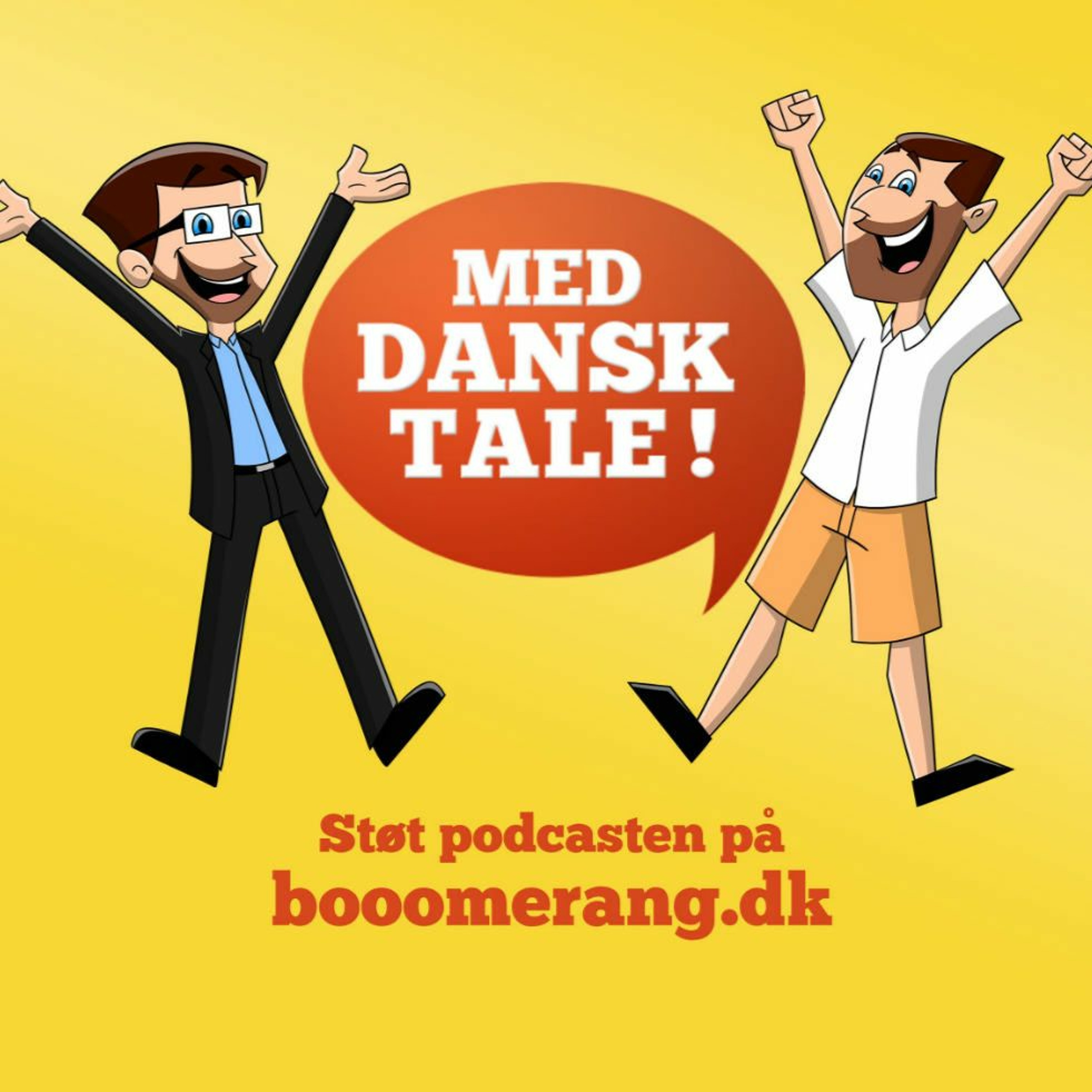 Med dansk tale