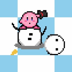 snowman (in the style of kirby 64)
