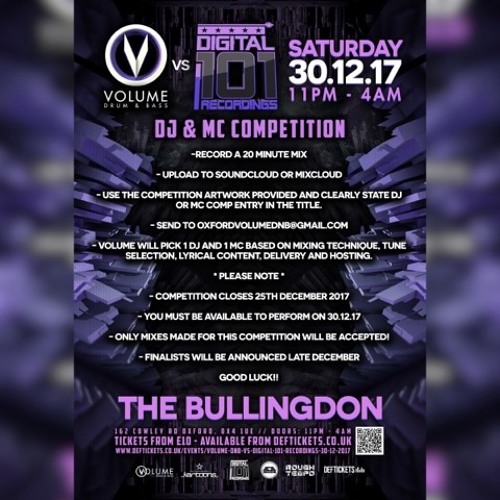 J-SLICE w/MCs Y-ZER & TRAJIK - (WINNING) Volume DnB Vs Digital 101 Competition Entry
