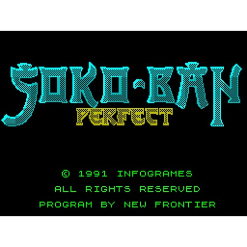 Sokoban Perfect - Desert (ZX Spectrum 128, 1991)