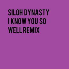 Siloh Dynasty- I Know You So Well Remix