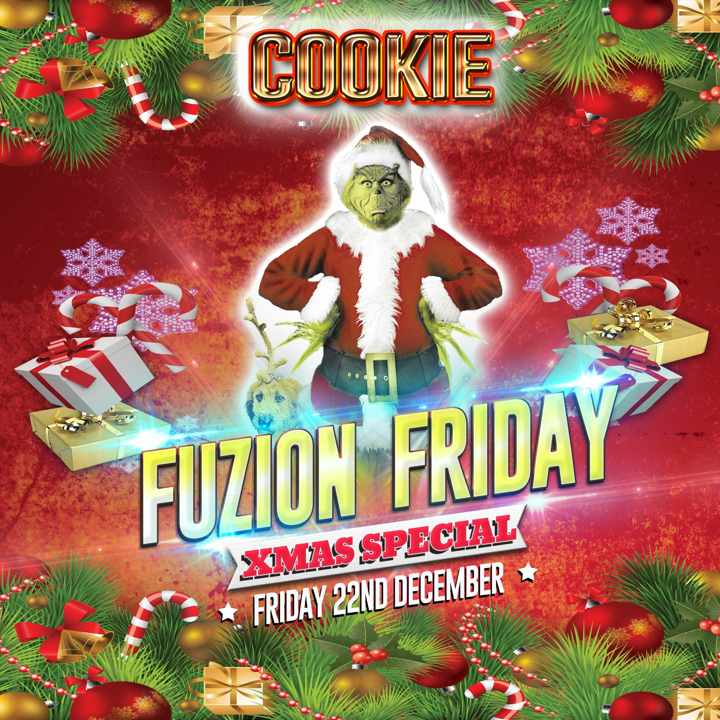 DJ Cookie Fuzion Friday December 2017 episode artwork