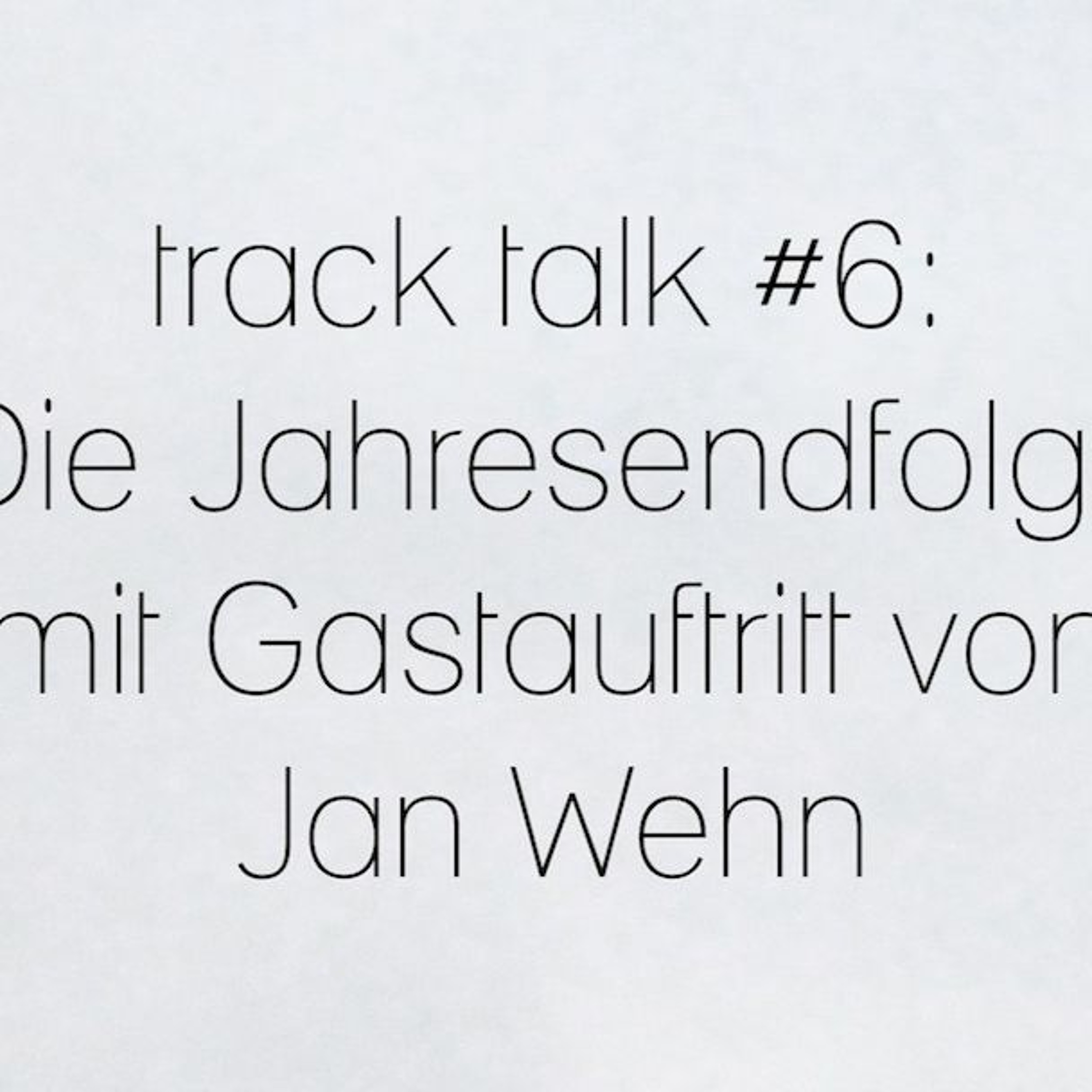 Let\'s talk about tracks