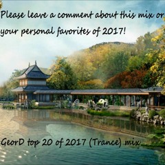 GeorD personal top 20 of 2017 mix + top 50 list