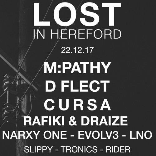 Rafiki & Draize @ Twisted Sounds Presents - Lost Recordings Takeover (22 - 12 - 2017)