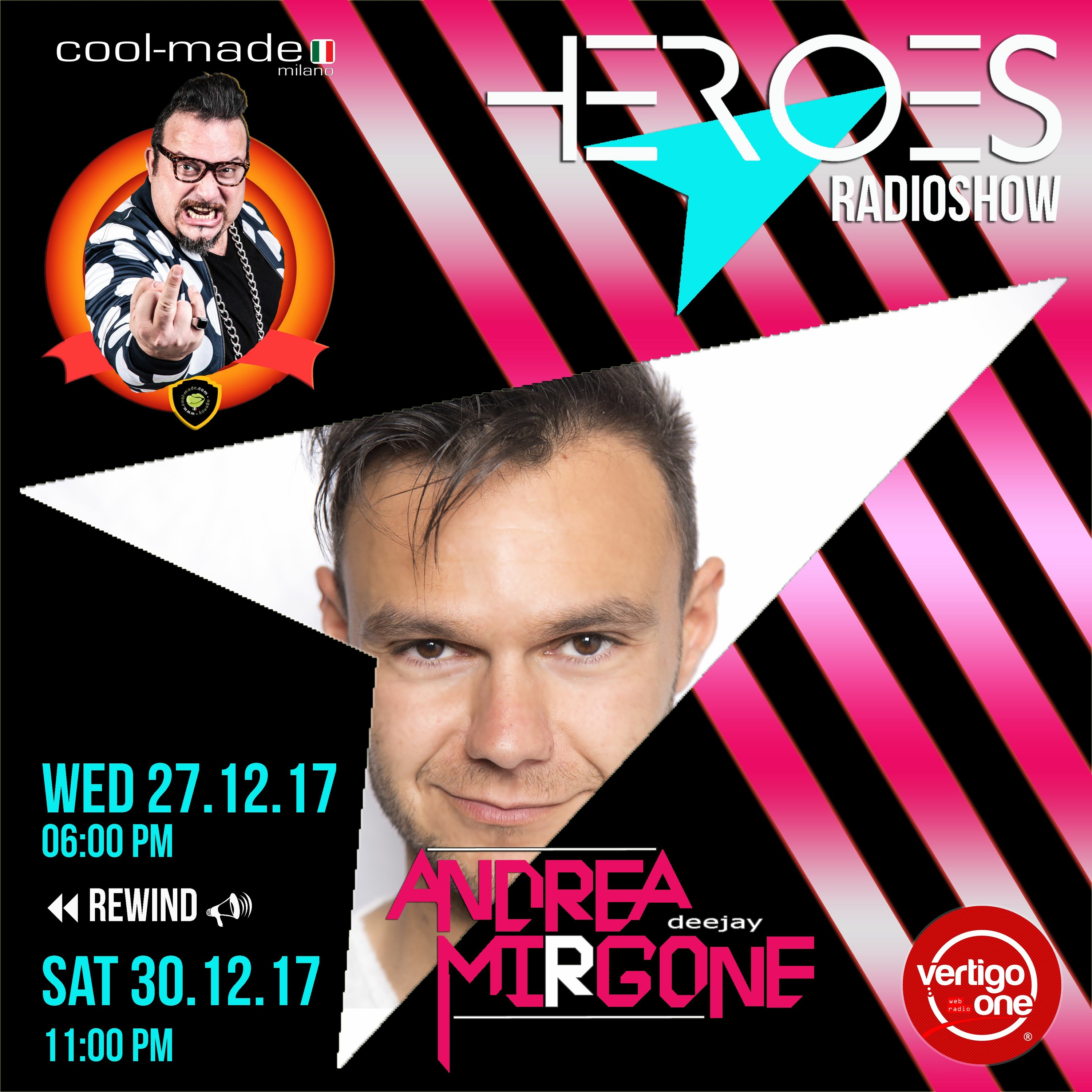 #16> HEROES RadioShow - Guest ANDREA MIRGONE Dj episode artwork
