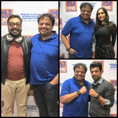 Hrishi K with Anurag Kashyap(Dir.),Vineet Singh(Actor)& Zoya Hussain(Actress)- ‘Mukkabaaz’ Interview