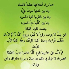 قصيدة حسرات  فارسي عربي للسيدة زينب - محمد سلمان وصادق السماهيجي