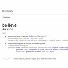 Believe