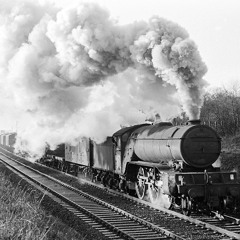 V2 60827 on a Waverley route freight train climbing past Steele Road Station in early May 1961.