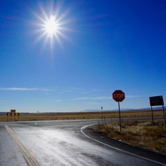 Cars Passing By In New Mexico