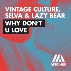 Vintage Culture, Selva & Lazy Bear - Why Don T U Love (Cat Dealers Remix)