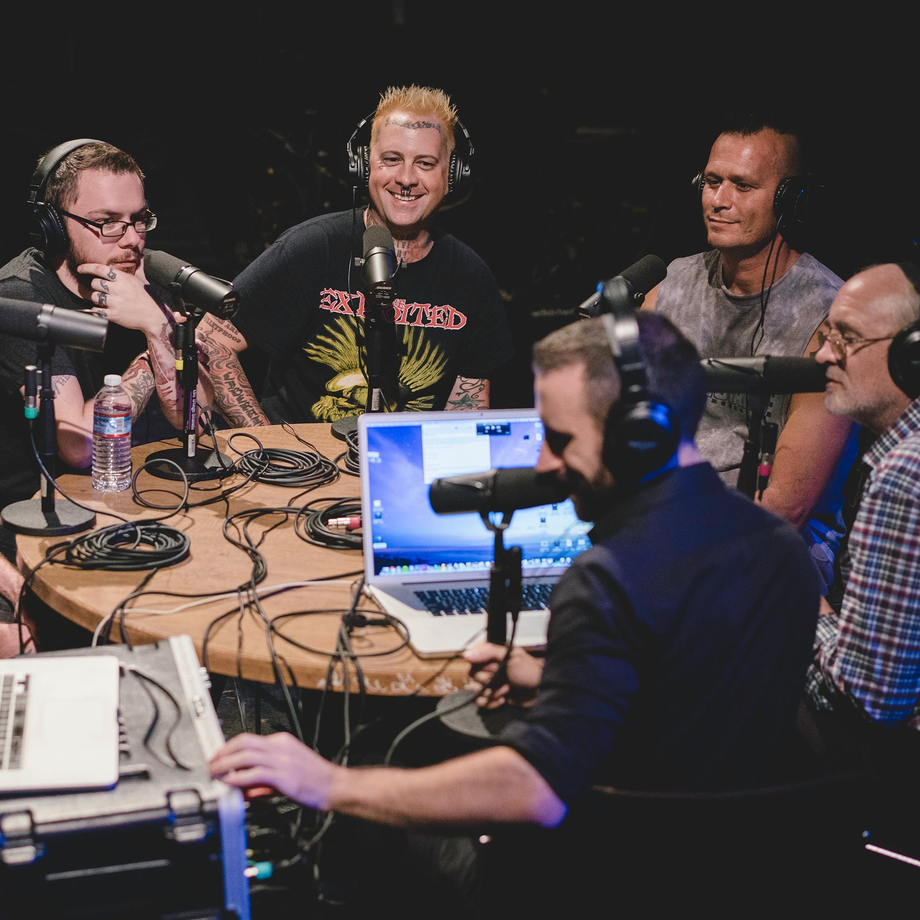Onstage with Jim and Tom