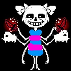 [AU with Chara/Sans/Toby Fox/Frisk as Napstablook/Mad Dummy/Muffet] Megalo Dance