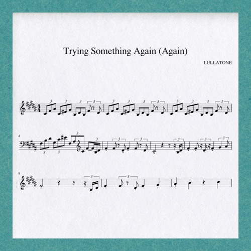 trying something again again (piano version)