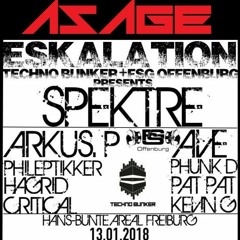 PHUNK D - ANSAGE TECHNO BUNKER ESKALATION (13.01.18 )