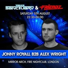 Jonny Royall B2B Alex Wright @ Trance Sanctuary & Friendz Presents Ferry Tayle At Fire 05.08.2017
