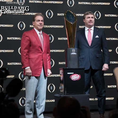 CFP National Championship Head Coaches Press Conference with Nick Saban and Kirby Smart