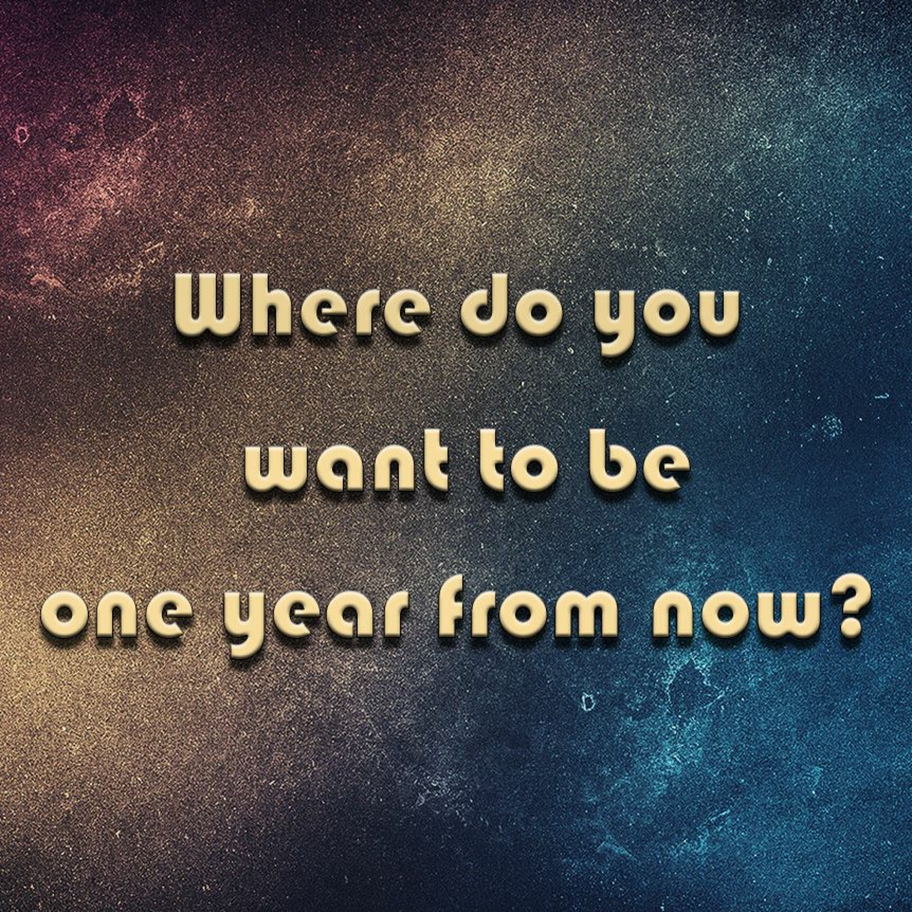 01-07-2018  -  "Where do you want to be one year from now?  -Pastor Bill Register
