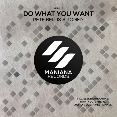 Pete Bellis & Tommy - Do What You Want (Costa Mee Remix)