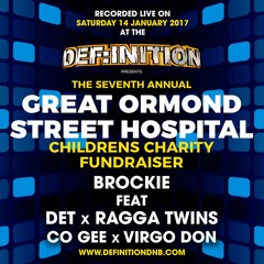 Brockie ft Det, Ragga Twins, CoGee + Virgo Don : The Great Ormond Street Hospital Fundraiser 2017