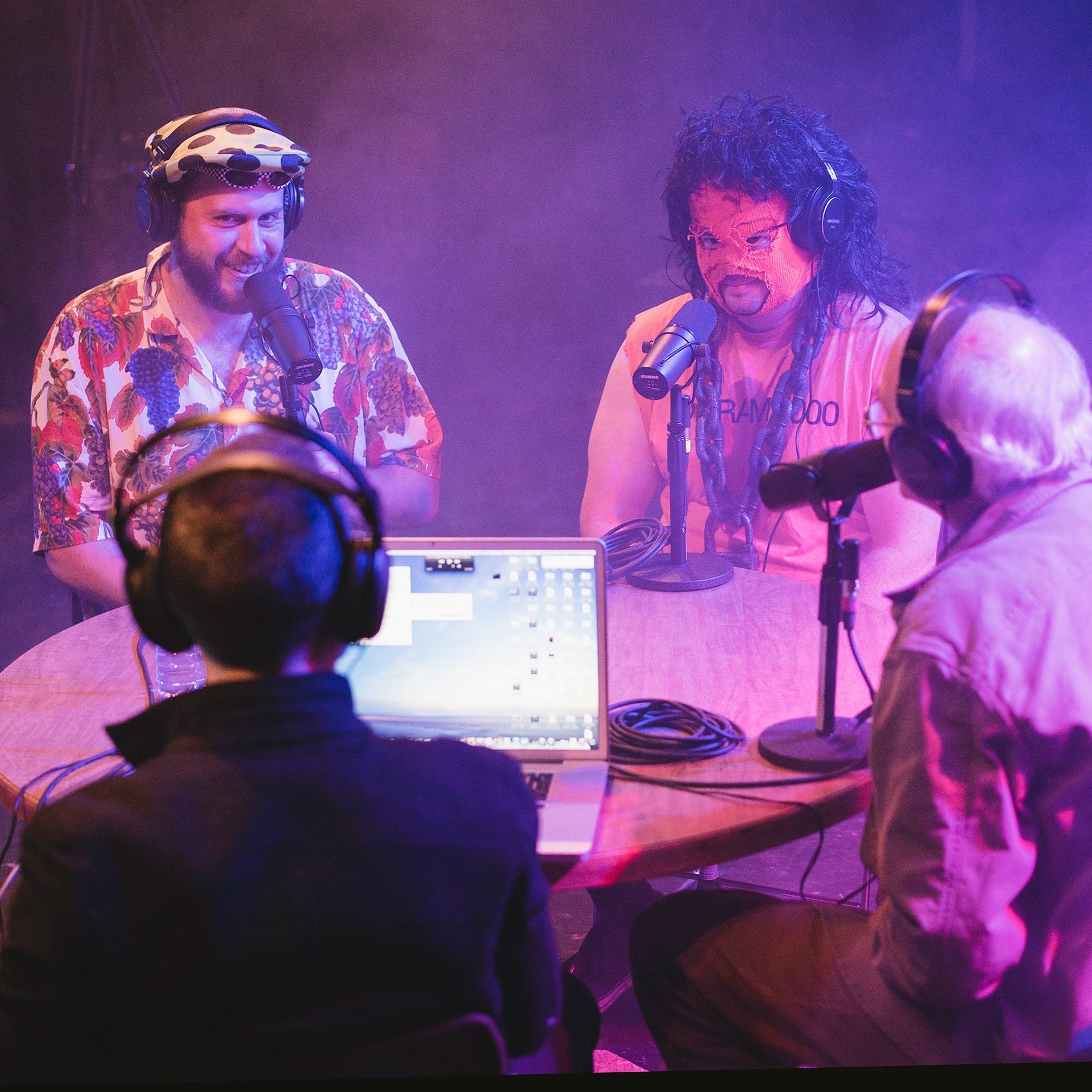 Onstage with Jim and Tom