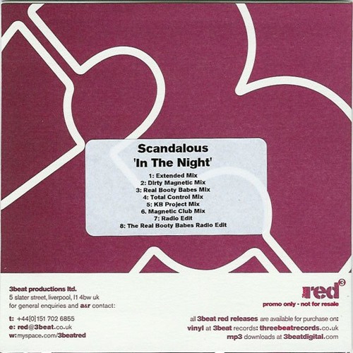 Scandalous - In The Night (KB Project Remix)