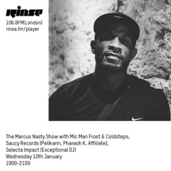 Radio Rip of Passerine on Marcus Nasty / Rinse FM  10th January 2018
