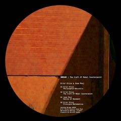 [SM010V] Error Etica / Jose Pouj | The Craft Of Modul Counterpoint
