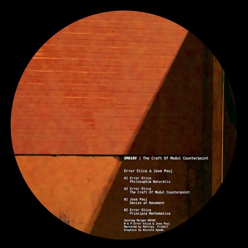 [SM010V] Error Etica / Jose Pouj | The Craft Of Modul Counterpoint