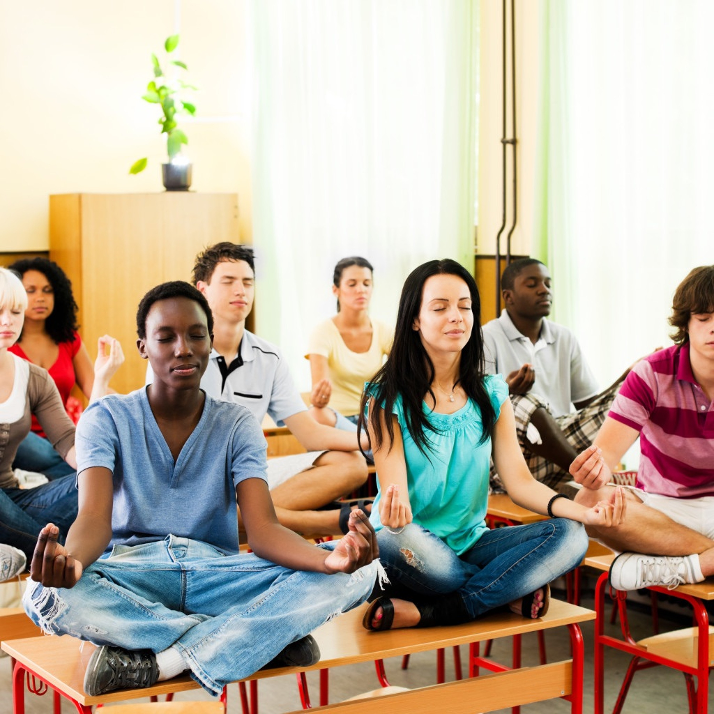 Do Nothing Breath Ratio ~ Super Stretch Yoga ~ Mindfulness Practice ~ High School