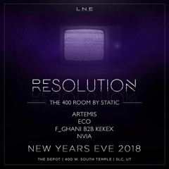 RESOLUTION  - New Years Eve 2018, Live @ The Depot