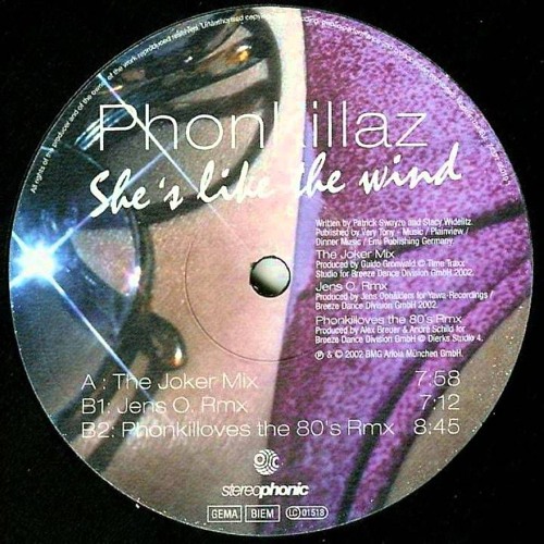Phonekillaz - She's Like The Wind (Jens O Remix)