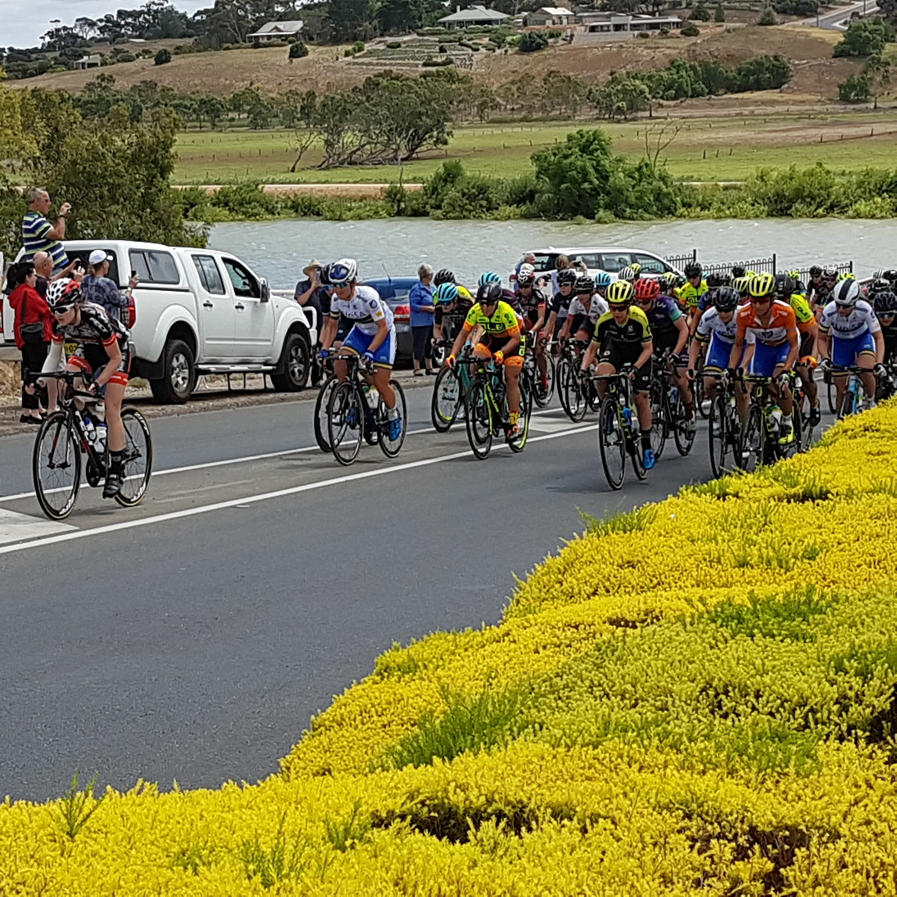 Great day of racing! Womens Tour Down Under 2018 Stage 3