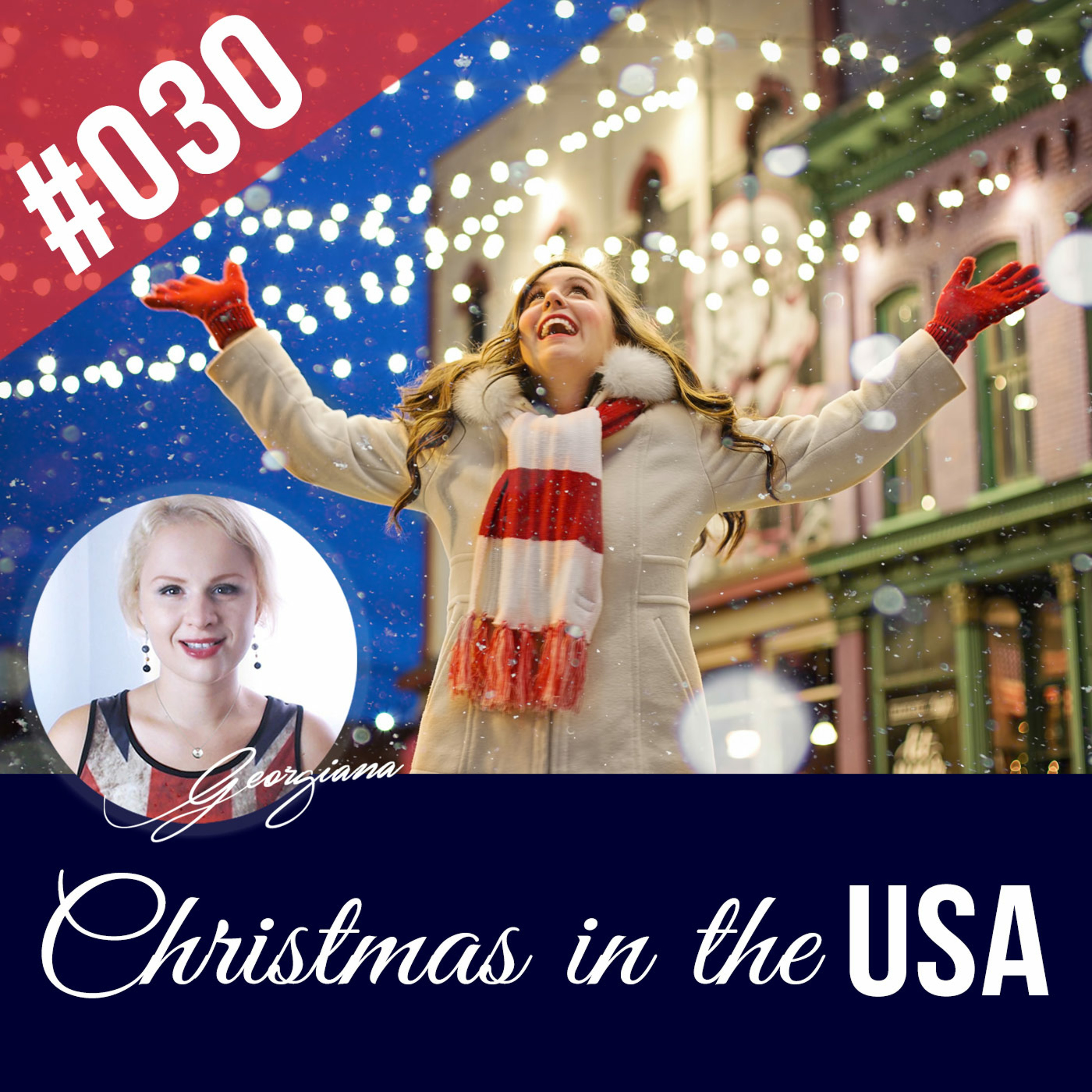 #030 🎄Christmas In The Usa English Story – Speaking Practice episode artwork