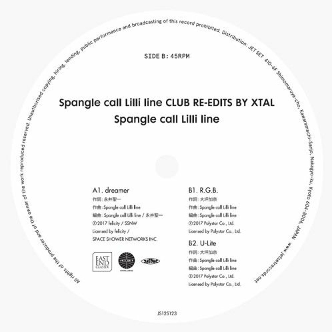 Stream XTAL | Listen to Spangle call Lilli line CLUB RE-EDITS BY