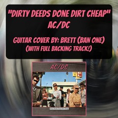 Dirty Deeds Done Dirt Cheap - AC/DC - Guitar Cover  - w/full band backing track