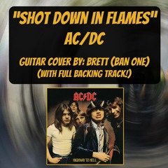 Shot Down In Flames - AC/DC - Guitar Cover - w/full band backing track