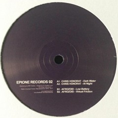 B1. Afrozoid - Low Battery (Original Mix) [Epione Rec.] '12' VINYL