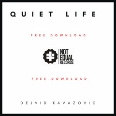 Dejvid Kavazovic - Quiet Life (Free Download)