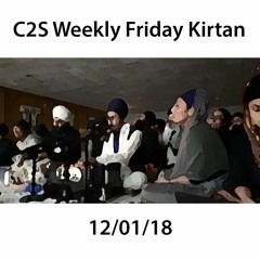 Bhai Simranjeet Singh Ji - 12.01.18 - C2S Weekly Friday Kirtan