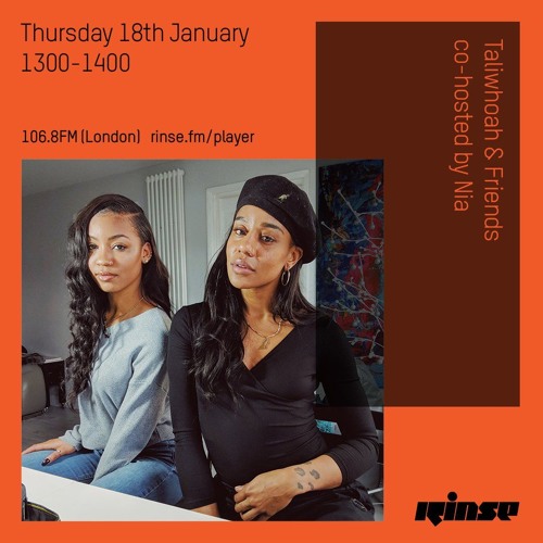 Taliwhoah & Friends (co-hosted by Nia) - 18th January 2018