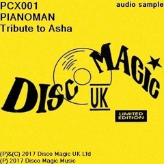 PCX001A PIANOMAN - Tribute To Asha - Reissue Out Now!