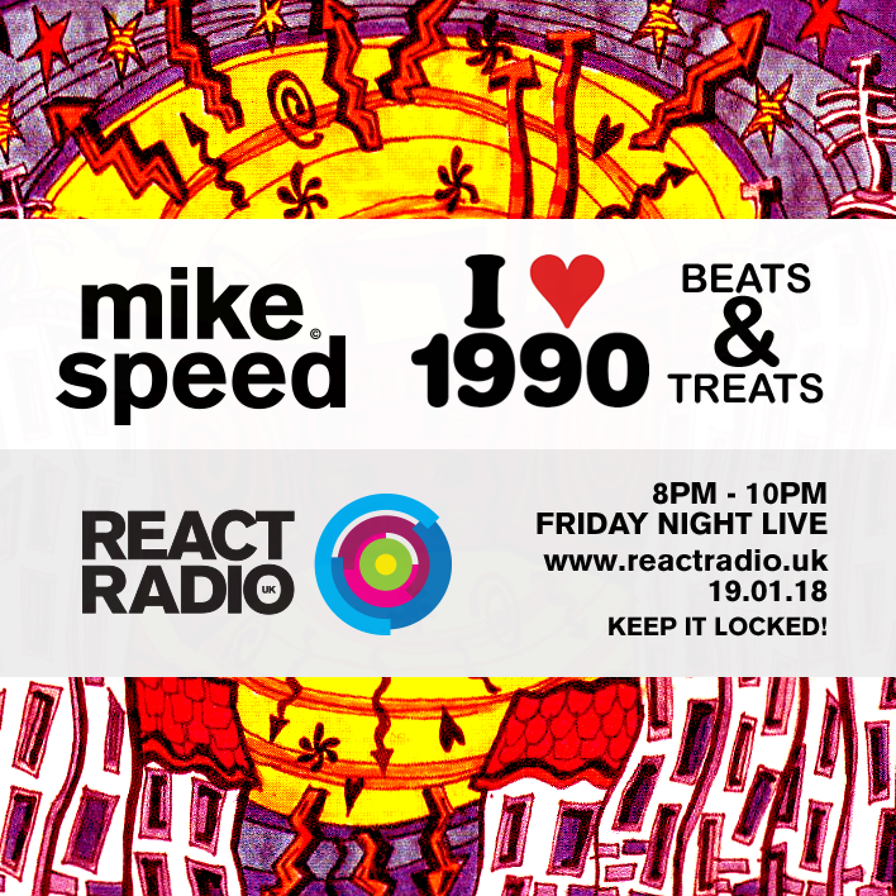 Mike Speed | React Radio UK Show | www.reactradio.uk | Underground & Oldskool Beats