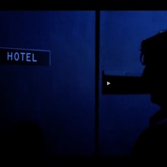 and he comes towards me / blue silk / and we unite under the table